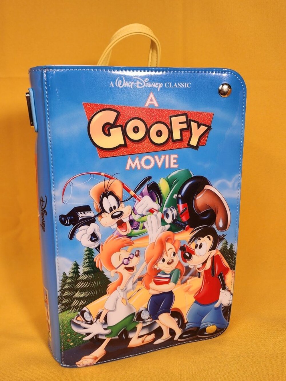 Loungefly Disney A Goofy Movie VHS Tape Figural Max Roxanne Goofy Mini Backpack